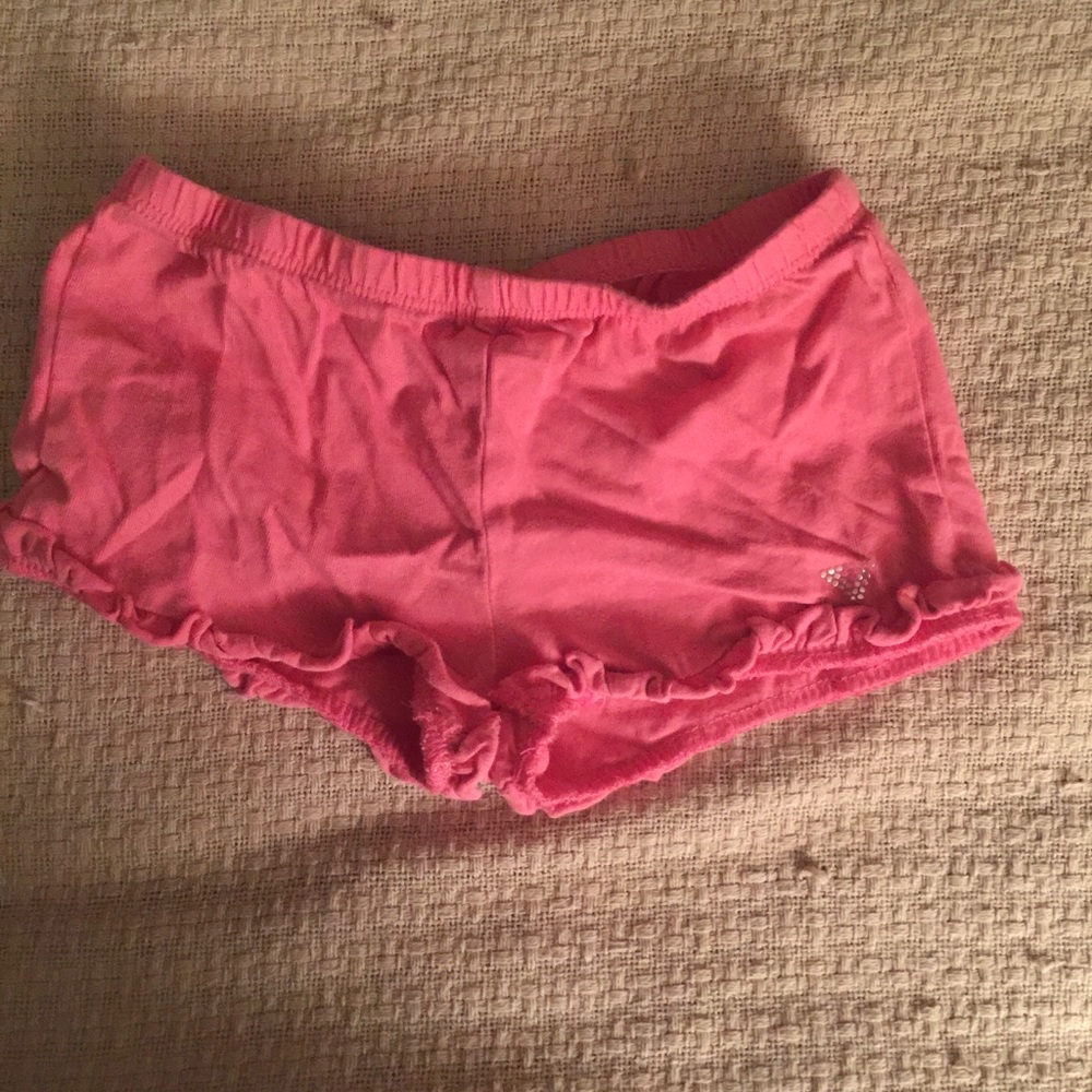 Guess Kids Girls 2T coral shorts with frills